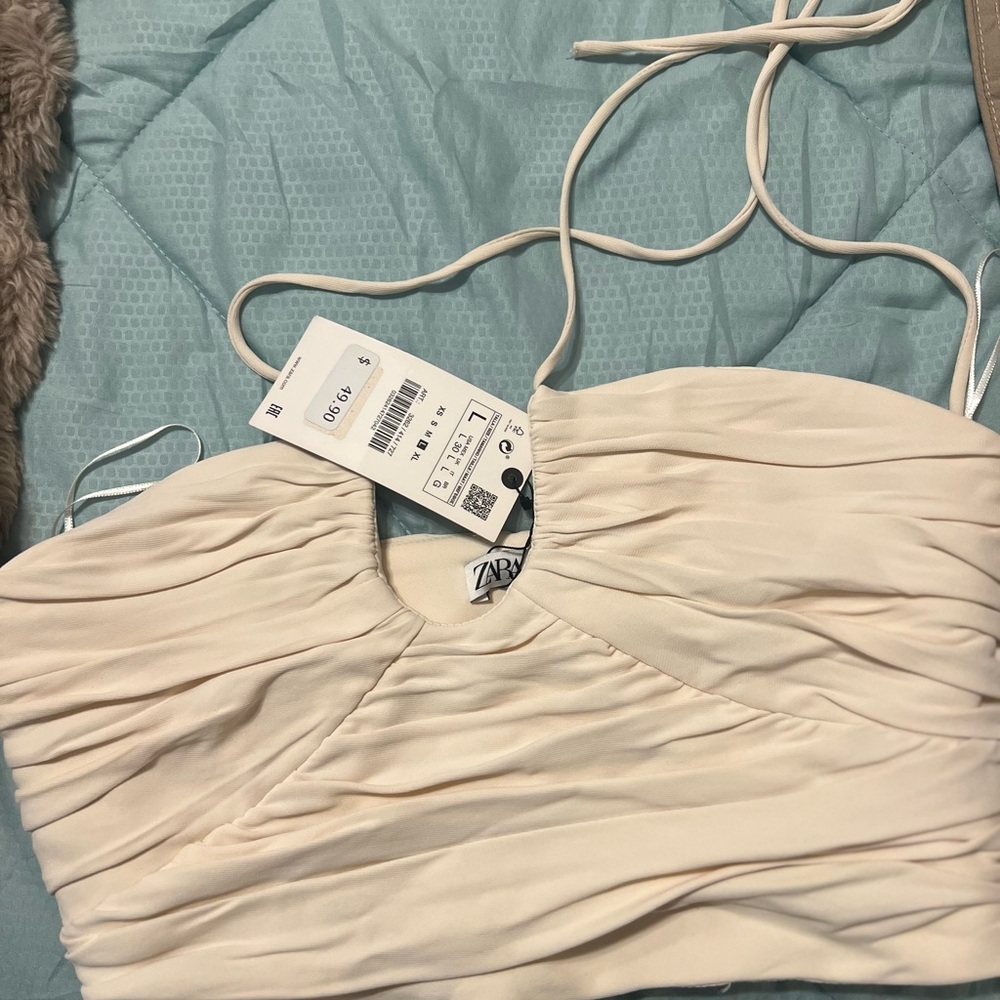 Zara Cream Women's Top